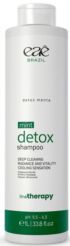 Shampoo línea therapy, detox de menta .